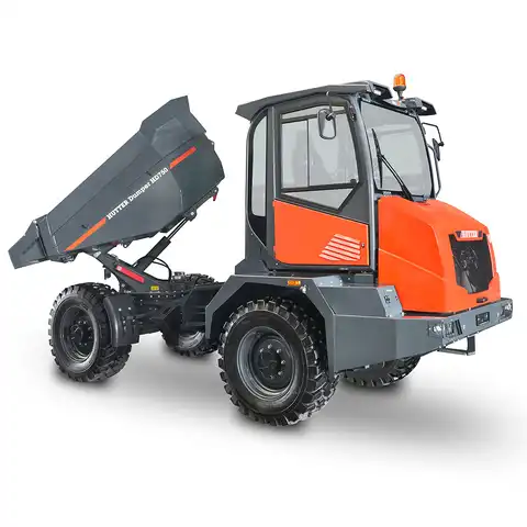 Raddumper HUTTER Dumper HD750, Bergmann, Nutzlast 7500 kg, Motorleistung 102 PS,  Ausschütthöhe 2.20 m