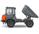 Raddumper HUTTER Dumper HD750, Bergmann, Nutzlast 7500 kg, Motorleistung 102 PS,  Ausschütthöhe 2.20 m, Durchfahrhöhe 3.10 m, Ladevolumen 4.3 Kubikmeter, Max. Fahrgeschwindigkeit 30 km/h, HVO-Diesel