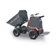 Dumper sur pneus électro HD80E, Bergmann, charge utile 800 kg, puissance du moteur 2.8 kW, Capacité de chargement 0.58 m3, autonomie de la batterie 8 heures, largeur 0.88 m, Haute capacité de charge