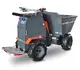 Dumper sur pneus électro HD80E, Bergmann, charge utile 800 kg, puissance du moteur 2.8 kW, Capacité de chargement 0.58 m3, autnomie de la batterie 8 heures, largeur 0.88 m, Haute capacité de charge, De construction robuste, Direction assistée, Benne à déversement hydraulique