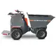 Dumper sur pneus électro HD80E, Bergmann, charge utile 800 kg, puissance du moteur 2.8 kW, Capacité de chargement 0.58 m3, autonomie de la batterie 8 heures, largeur 0.88 m, Haute capacité de charge, De construction robuste, Direction assistée