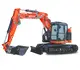 HUTTER Kubota U145-V, Raupenbagger mittlere Gewichtsklasse, mit Löffel, 14.6 Tonnen Gewicht, Motorleistung 106.7 PS, Kompaktbagger