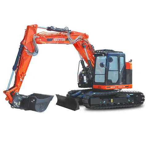 HUTTER Kubota U145-V, Raupenbagger mittlere Gewichtsklasse, mit Löffel, 14.6 Tonnen Gewicht, Motorleistung 106.7 PS, Kompaktbagger