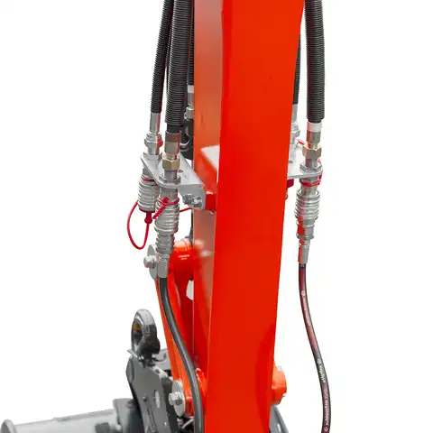 Mini pelle HUTTER Kubota u27, poids toit 2565 kg, puissance du moteur 21.2 CV, aved godetm, Balancier long de série, Déport arrière nul, Instruments de bord digitaux, Système antivol, Siège semi suspendu réglable, Avec commande proportionelle, auto-shift, largeur 150 cm