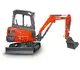 Kleinbagger HUTTER Kubota KX027, Raupenbagger, Kompaktbagger, mit Dach oder Kabine, 23.8 PS Motorleistung, seitlich, mit Löffel