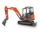 Kleinbagger HUTTER Kubota KX027, Raupenbagger, Kompaktbagger, mit Dach oder Kabine, 23.8 PS Motorleistung, seitlich