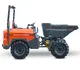 Elektro-Raddumper HD150E, 1500 kg Nutzlast, Bergmann, Batterielaufzeit 4-6 Stunden, robustes Knick-Pendel-Gelenk, hohe Steigfähigkeit, Ladevolumen gehäuft 0.85 Kubikmeter, Fahrgeschwindigkeit 18 km/h