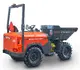 Elektro-Raddumper HD150E, 1500 kg Nutzlast, Bergmann, Batterielaufzeit 4-6 Stunden, robustes Knick-Pendel-Gelenk, hohe Steigfähigkeit, Ladevolumen gehäuft 0.85 Kubikmeter, Fahrgeschwindigkeit 18 km/h