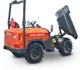 Elektro-Raddumper HD150E, 1500 kg Nutzlast, Bergmann, Batterielaufzeit 4-6 Stunden, robustes Knick-Pendel-Gelenk, hohe Steigfähigkeit, Ladevolumen gehäuft 0.85 Kubikmeter, Fahrgeschwindigkeit 18 km/h, Ausschütthöhe 61 cm