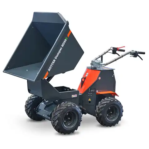 Elektro-Raddumper HD50E, 500 kg Fassungsvermögen, Bergmann, Leergewicht 240 kg