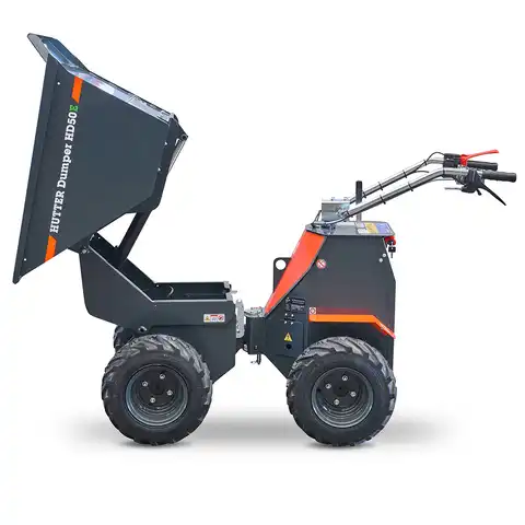 Elektro-Raddumper HD50E, 500 kg Fassungsvermögen, Bergmann, Leergewicht 240 kg, Nutzlast 500 kg