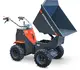 Elektro-Raddumper HD50E, 500 kg Fassungsvermögen, Bergmann, Leergewicht 240 kg, Nutzlast 500 kg, sehr kleiner Wenderadius, stabiler Kippmechanismus, optional mit elektrischer Kippmulde, Batterielaufzeit 8 Stunden