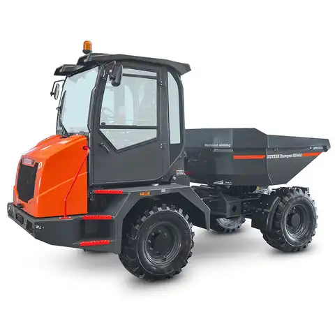 Dumper sur pneus électro HD600, Bergmann, charge utile 6000 kg, puissance du moteur 75.0 CV, volume de benne en butte 3.6 m3