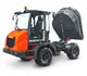 Dumper sur pneus électro HD600, Bergmann, charge utile 6000 kg, puissance du moteur 75.0 CV, volume de benne en butte 3.6 m3, vitesse de conduite max. 30 km/h, 4 phares de travail LED