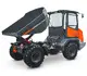 Dumper sur pneus électro HD600, Bergmann, charge utile 6000 kg, puissance du moteur 75.0 CV, volume de benne en butte 3.6 m3, vitesse de conduite max. 30 km/h, 4 phares de travail LED, Climatisation de série, Niveau de gaz d’échappement 5 sans AdBlue, Déclaration de conformité CE, largeur 2.35 m