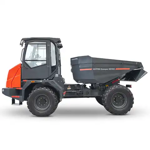 Raddumper HUTTER Dumper HD900, Bergmann, Nutzlast 9000 kg
