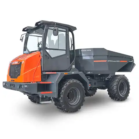 Raddumper HUTTER Dumper HD900, Bergmann, Nutzlast 9000 kg, Motorleistung 102 PS