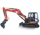 HUTTER Kubota KX085-V, Raupenbagger mittlere Gewichtsklasse, mit Verstellausleger, 9 Tonnen Gewicht, Motorleistung 66.6 PS, Kompaktbagger, geringer Heckschwenkradius, automatische Betankungsanlage, mit Trackingsystem, Klimaanlage, Lastbruchsicherung, Diebstahlsicherung, Load-Sensing-Hydrauliksystem, Grabtiefe 4.6 m, Luxuskabine mit Komfortsitz, farbiger LCD-Bildschirm, 4 Anbindeösen für Transport, seitlich