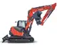 HUTTER Kubota KX085-V, Raupenbagger mittlere Gewichtsklasse, mit Verstellausleger, 9 Tonnen Gewicht, Motorleistung 66.6 PS, Kompaktbagger, geringer Heckschwenkradius, automatische Betankungsanlage, mit Trackingsystem, Klimaanlage, Lastbruchsicherung, Diebstahlsicherung, Load-Sensing-Hydrauliksystem, Grabtiefe 4.6 m, Luxuskabine mit Komfortsitz, farbiger LCD-Bildschirm, 4 Anbindeösen für Transport, Leerlauf- und einstellbare Motorstoppautomation für tieferen Dieselverbrauch