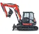 HUTTER Kubota KX085-V, Raupenbagger mittlere Gewichtsklasse, mit Verstellausleger, 9 Tonnen Gewicht, Motorleistung 66.6 PS, Kompaktbagger, geringer Heckschwenkradius, automatische Betankungsanlage, mit Trackingsystem, Klimaanlage, Lastbruchsicherung, Diebstahlsicherung, Load-Sensing-Hydrauliksystem, Grabtiefe 4.6 m, Luxuskabine mit Komfortsitz, farbiger LCD-Bildschirm, 4 Anbindeösen für Transport, Leerlauf- und einstellbare Motorstoppautomation für tieferen Dieselverbrauch