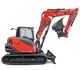 HUTTER Kubota KX085-V, Raupenbagger mittlere Gewichtsklasse, mit Verstellausleger, 9 Tonnen Gewicht, Motorleistung 66.6 PS, Kompaktbagger, geringer Heckschwenkradius, automatische Betankungsanlage, mit Trackingsystem, Klimaanlage, Lastbruchsicherung, Diebstahlsicherung, Load-Sensing-Hydrauliksystem, Grabtiefe 4.6 m, Luxuskabine mit Komfortsitz, farbiger LCD-Bildschirm, 4 Anbindeösen für Transport, Leerlauf- und einstellbare Motorstoppautomation für tieferen Dieselverbrauch, seitlich