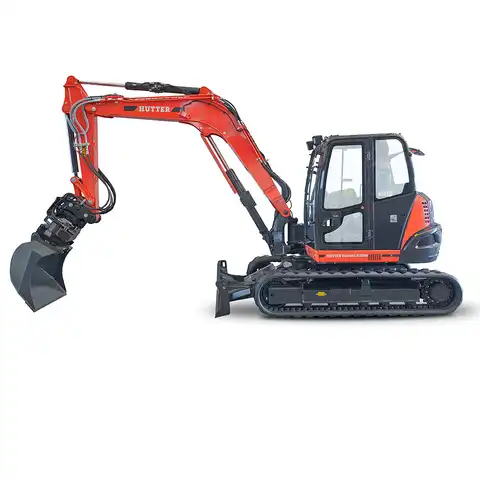 HUTTER Kubota KX085, Raupenbagger mittlere Gewichtsklasse, mit Löffel, 8.4 Tonnen Gewicht, Motorleistung 66.6 PS, Kompaktbagger