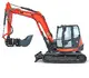 HUTTER Kubota KX085, Raupenbagger mittlere Gewichtsklasse, mit Löffel, 8.4 Tonnen Gewicht, Motorleistung 66.6 PS, Kompaktbagger, geringer Heckschwenkradius, automatische Betankungsanlage, mit Trackingsystem, Klimaanlage