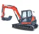 HUTTER Kubota KX085, Raupenbagger mittlere Gewichtsklasse, mit Löffel, 8.4 Tonnen Gewicht, Motorleistung 66.6 PS, Kompaktbagger, geringer Heckschwenkradius, automatische Betankungsanlage, mit Trackingsystem, Klimaanlage, Lastbruchsicherung