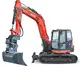 HUTTER Kubota KX085, Raupenbagger mittlere Gewichtsklasse, mit Löffel, 8.4 Tonnen Gewicht, Motorleistung 66.6 PS, Kompaktbagger, geringer Heckschwenkradius, automatische Betankungsanlage, mit Trackingsystem, Klimaanlage, Lastbruchsicherung, Diebstahlsicherung