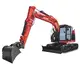 HUTTER Kubota U145, Raupenbagger mittlere Gewichtsklasse, mit Löffel, 14.6 Tonnen Gewicht, Motorleistung 106.7 PS, Kompaktbagger
