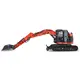 HUTTER Kubota U145, Raupenbagger mittlere Gewichtsklasse, mit Löffel, 14.6 Tonnen Gewicht, Motorleistung 106.7 PS, Kompaktbagger, automatische Betankungsanlage, mit Trackingsystem, Klimaanlage, Lastbruchsicherung