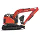 HUTTER Kubota U145, Raupenbagger mittlere Gewichtsklasse, mit Löffel, 14.6 Tonnen Gewicht, Motorleistung 106.7 PS, Kompaktbagger, automatische Betankungsanlage, mit Trackingsystem, Klimaanlage, Lastbruchsicherung, Diebstahlsicherung, Load-Sensing-Hydrauliksystem