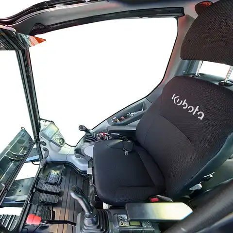 HUTTER Kubota U145, Raupenbagger mittlere Gewichtsklasse, mit Löffel, 14.6 Tonnen Gewicht, Motorleistung 106.7 PS, Kompaktbagger, automatische Betankungsanlage, mit Trackingsystem, Klimaanlage, Lastbruchsicherung, Diebstahlsicherung, Load-Sensing-Hydrauliksystem, Grabtiefe 6 m, Luxuskabine mit Komfortsitz