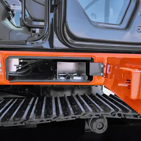 HUTTER Kubota U145, Raupenbagger mittlere Gewichtsklasse, mit Löffel, 14.6 Tonnen Gewicht, Motorleistung 106.7 PS, Kompaktbagger, automatische Betankungsanlage, mit Trackingsystem, Klimaanlage, Lastbruchsicherung, Diebstahlsicherung, Load-Sensing-Hydrauliksystem, Grabtiefe 6 m, Luxuskabine mit Komfortsitz