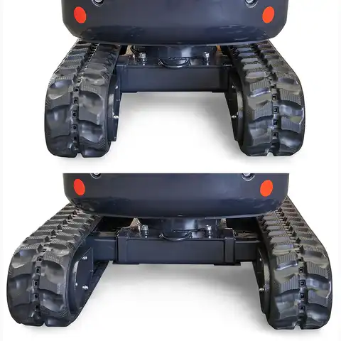 Kleinbagger HUTTER Kubota U17, Raupenbagger, Gewicht 1.7 Tonnen, Kurzheck, verstellbares Fahrwerk, 16 PS Motorleistung, Grabtiefe 2.29 m, Joysticks mit Proportionalsteuerung, Schnellgangschalter, Spurbreite, Verstellfahrwerk