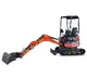 Mini pelle HUTTER Kubota U17, Poids 1705 kg, Puissance du moteur 16.0 CV, Largeur 99-130 cm, nouveaju modèle,