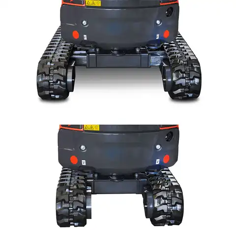 Kleinbagger HUTTER Kubota U17, Raupenbagger, Gewicht 1.7 Tonnen, Kurzheck, verstellbares Fahrwerk, 16 PS Motorleistung, Grabtiefe 2.29 m, Joysticks mit Proportionalsteuerung, Schnellgangschalter, Spurbreite, Verstellfahrwerk