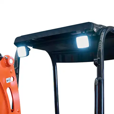 Kleinbagger HUTTER Kubota U17, Raupenbagger, Gewicht 1.7 Tonnen, Kurzheck, verstellbares Fahrwerk, 16 PS Motorleistung, Grabtiefe 2.29 m, Joysticks mit Proportionalsteuerung, Schnellgangschalter, Spurbreite, Verstellfahrwerk