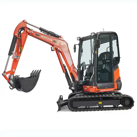Mini pelle HUTTER Kubota u27, poids toit 2565 kg