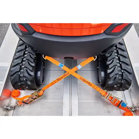 Mini pelle HUTTER Kubota u27, poids toit 2565 kg, puissance du moteur 21.2 CV, aved godetm, Balancier long de série, Déport arrière nul, Instruments de bord digitaux, Système antivol, Siège semi suspendu réglable, Avec commande proportionelle, auto-shift, largeur 150 cm, généreux espace pour les jambes pour un confort maximum du machiniste, plus grande pelle transportable sur remorque, transport simple grâce à 4 crochets d'aaimage