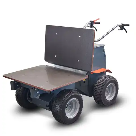 Elektro-Raddumper HD50E, 500 kg Fassungsvermögen, Bergmann, Leergewicht 240 kg, Nutzlast 500 kg, sehr kleiner Wenderadius, stabiler Kippmechanismus, optional mit elektrischer Kippmulde, Batterielaufzeit 8 Stunden, Batteriekapazität 2.5 kWh, robuste Konstruktion, optional mit Anhängerkupplung, optional mit Ladepritsche und Steckrungen