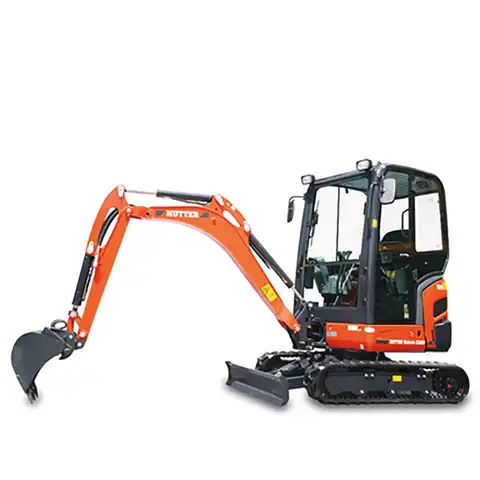Kleinbagger HUTTER Kubota KX019, Raupenbagger, Gewicht 1.8 Tonnen, Kompaktbagger, verstellbares Fahrwerk,16 PS Motorleistung, mit Löffel