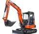 HUTTER Kubota KX037, Raupenbagger mittlere Gewichtsklasse, mit Löffel, 3.5 Tonnen Gewicht