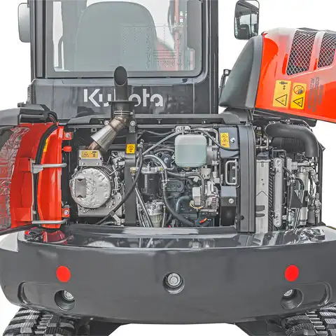 HUTTER Kubota KX042, Raupenbagger mittlere Gewichtsklasse, mit Löffel, 4.2 Tonnen Gewicht, Motorleistung 40.4 PS, Kompaktbagger, Trackingsystem, Planierschild Schwimmstellung, sehr servicefreundlich