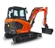 HUTTER Kubota KX042, Raupenbagger mittlere Gewichtsklasse, mit Löffel, 4.2 Tonnen Gewicht, Motorleistung 40.4 PS, Kompaktbagger, Trackingsystem, von hinten