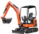 Kleinbagger HUTTER Kubota KX019, Raupenbagger, Gewicht 1.8 Tonnen, Kompaktbagger, verstellbares Fahrwerk,16 PS Motorleistung