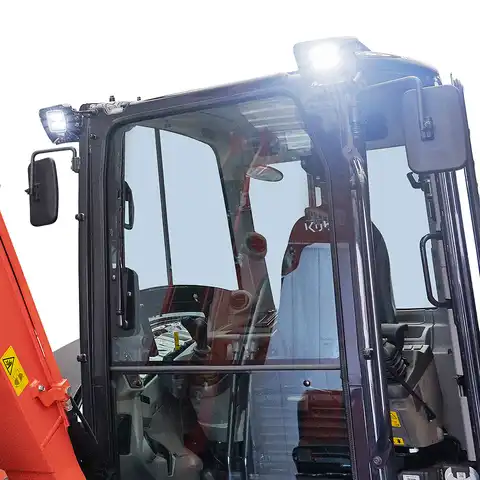 HUTTER Kubota KX060, Raupenbagger mittlere Gewichtsklasse, mit Löffel, 5.6 Tonnen Gewicht, Motorleistung 47.6 PS, Kompaktbagger, geringe Geräuschemission, mit Trackingsystem, LED-Beleuchtung, grosse Glasflächen, Rückfahrkamera, beide Joysticks mit Proportionalsteuerung, intuitive Jog-Dial-Bedienung, farbiger LCD-Bildschirm, Klimaanlage, Komfortsitz, weit öffnende Wartungshauben, servicefreundlich