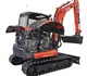 HUTTER Kubota KX060, Raupenbagger mittlere Gewichtsklasse, mit Löffel, 5.6 Tonnen Gewicht, Motorleistung 47.6 PS, Kompaktbagger, geringe Geräuschemission, mit Trackingsystem, LED-Beleuchtung, grosse Glasflächen, Rückfahrkamera, beide Joysticks mit Proportionalsteuerung, intuitive Jog-Dial-Bedienung, farbiger LCD-Bildschirm, Komfortsitz, weit öffnende Wartungshauben