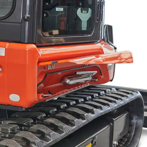 HUTTER Kubota KX060, Raupenbagger mittlere Gewichtsklasse, mit Löffel, 5.6 Tonnen Gewicht, Motorleistung 47.6 PS, Kompaktbagger, geringe Geräuschemission, mit Trackingsystem, LED-Beleuchtung, grosse Glasflächen, Rückfahrkamera, beide Joysticks mit Proportionalsteuerung, intuitive Jog-Dial-Bedienung, farbiger LCD-Bildschirm, Komfortsitz, weit öffnende Wartungshauben, servicefreundlich