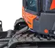 HUTTER Kubota U56, Raupenbagger mittlere Gewichtsklasse, mit Löffel, 5.5 Tonnen Gewicht, Motorleistung 47.6 PS, Kurzheck, geringe Geräuschemission, mit Trackingsystem, LED-Beleuchtung, grosse Glasflächen, Rückfahrkamera, beide Joysticks mit Proportionalsteuerung
